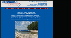 Desktop Screenshot of corinthiancatamarans.com